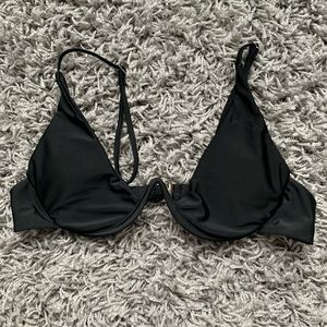 Black bikini top